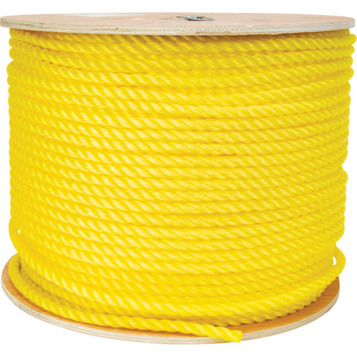 3/8" Braided Yellow Rope, Polypropylene, 630' Northern Industrial Supply Inc.
