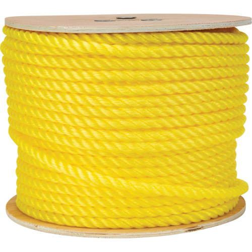 1/2" Braided Yellow Rope, Polypropylene, 335' Northern Industrial Supply Inc.