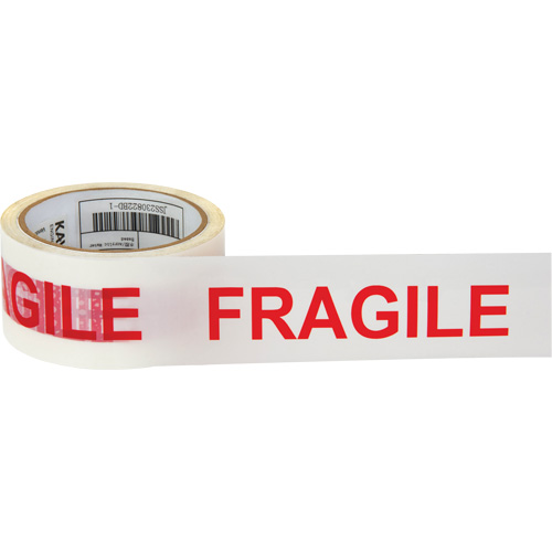 Ruban d'emballage Fragile, Adh&eacute;sif Thermofusible, 2 mils, 48 mm (2") x 100 m (328') Northern Industrial Supply Inc.