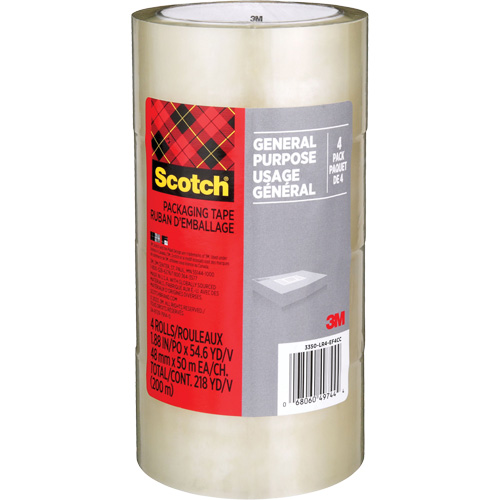 Ruban d'emballage pour l'exp&eacute;dition Scotch 175G, 48 mm (2") x 50 m (164') Northern Industrial Supply Inc.