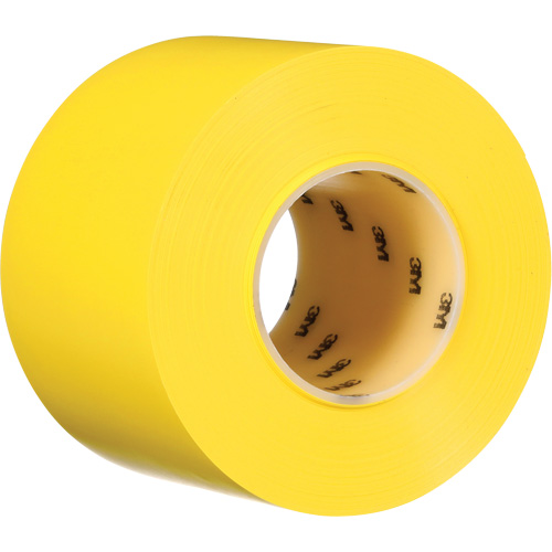 Durable Floor Marking Tape 971, 4" x 108', Vinyl, Yellow Northern Industrial Supply Inc.