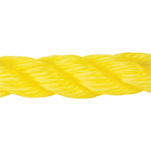 Braided Yellow Rope, Polypropylene, 300' Northern Industrial Supply Inc.