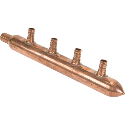 Four Branch Manifold, 3/4" Dia., Copper Northern Industrial Supply Inc.
