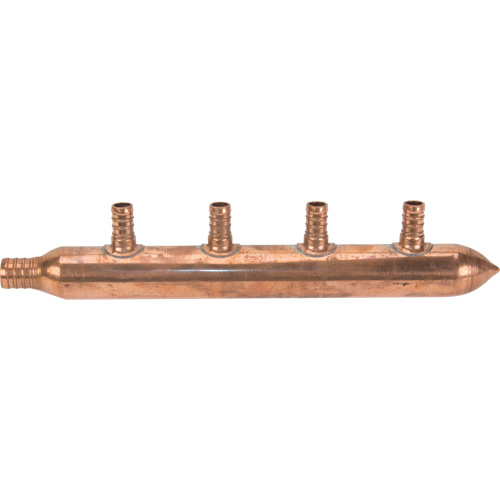 Four Branch Manifold, 3/4" Dia., Copper Northern Industrial Supply Inc.