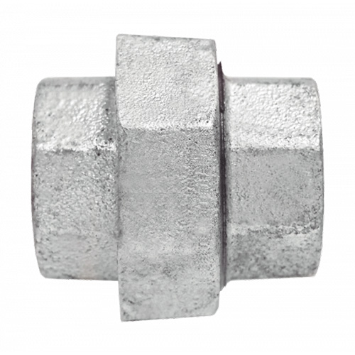 Union Pipe Fitting, 1/8", Galvanized Iron, FPT Northern Industrial Supply Inc.