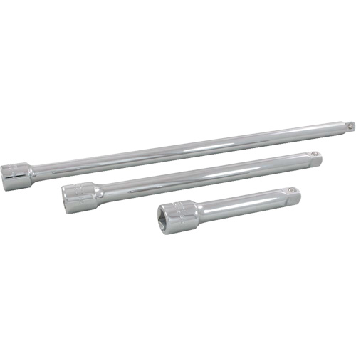 Jeu de rallonges pour douilles, Prise de 1/2", Fini Chrome, 3 Mcx Northern Industrial Supply Inc.