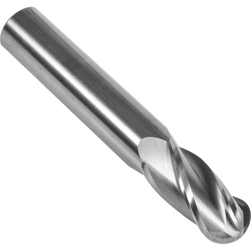 S238 30° Ball Nose End Mill, 1/16" Dia., 1-1/2" L, 4 Flutes, 1/8" Shank, Carbide Northern Industrial Supply Inc.