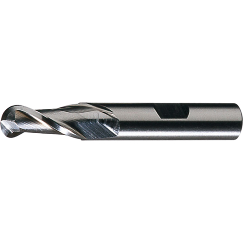 CLEVELAND Centre Cutting Ball Nose Single End Finishers, 1/8" Dia., 2 Flutes, High Speed Steel Northern Industrial Supply Inc.