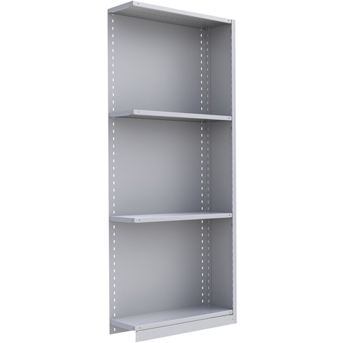 Interlok Shelving Unit, Steel, Boltless, 800 lbs. Capacity, 36" W x 88" H x 12" D Northern Industrial Supply Inc.