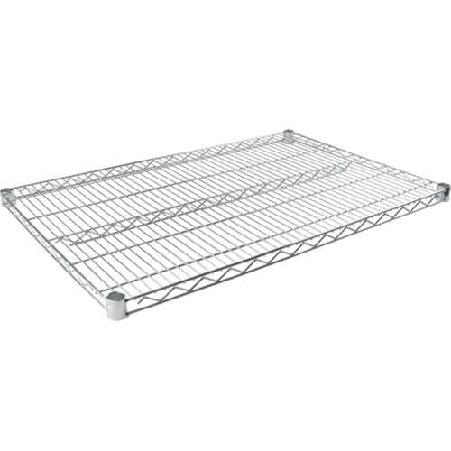 Standard-Duty Chromate Wire Shelf, 48" W x 18" D, 500 lbs. Capacity Northern Industrial Supply Inc.