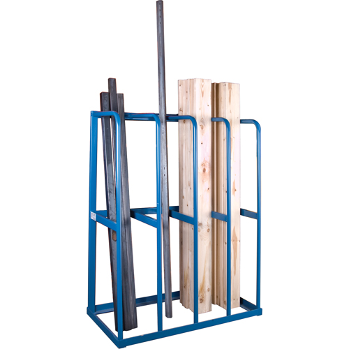 Bar Storage Racks - Vertical Bar Racks, Vertical, 48" W x 24" D x 60" H, 3000 lbs. Cap. Northern Industrial Supply Inc.