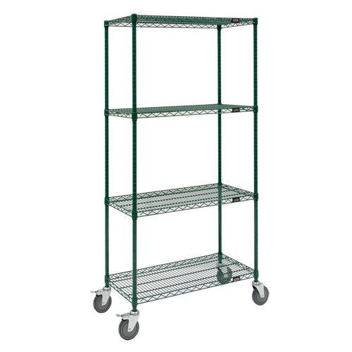 Wire Shelf Cart, Epoxy Finish, 36" x 69" x 18", 800 lbs. Capacity Northern Industrial Supply Inc.