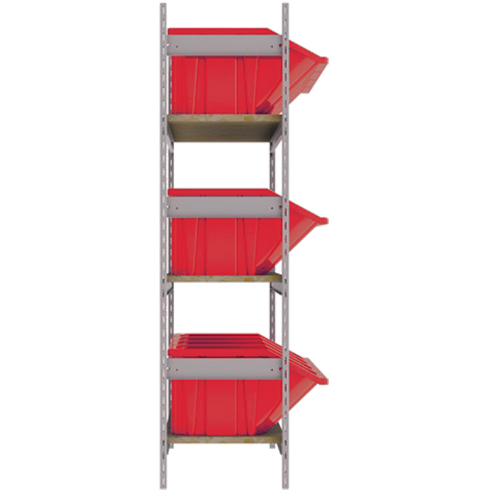 &eacute;tag&egrave;res larges avec bacs g&eacute;ants en plastique, Acier, Sans boulons, De base, 66" la x 60" h x 18" p Northern Industrial Supply Inc.