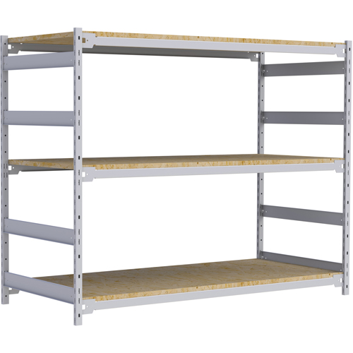 &eacute;tag&egrave;re-classeur de grande largeur, Acier, 3 Tablettes, 72" la x 32" p x 60" h Northern Industrial Supply Inc.