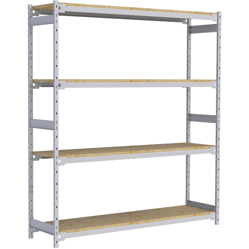 &eacute;tag&egrave;re-classeur de grande largeur, Acier, 4 Tablettes, 72" la x 18" p x 84" h Northern Industrial Supply Inc.