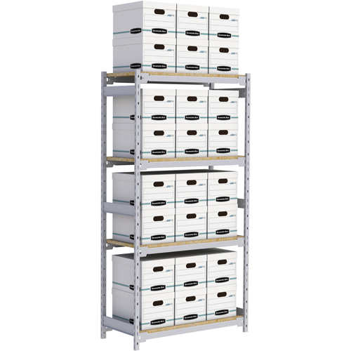 &eacute;tag&egrave;re-classeur de grande largeur, Acier, 4 Tablettes, 42" la x 18" p x 84" h Northern Industrial Supply Inc.