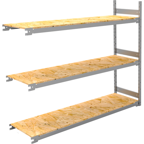 Wide Span Record Storage Shelving, Steel, 3 Shelves, 72" W x 18" D x 60" H, Add-On Kit Northern Industrial Supply Inc.