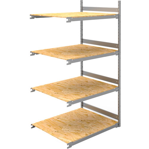 Wide Span Record Storage Shelving, Steel, 4 Shelves, 42" W x 32" D x 84" H, Add-On Kit Northern Industrial Supply Inc.