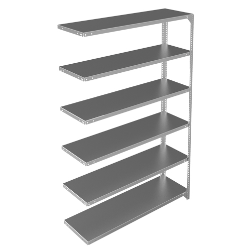 &eacute;l&eacute;ment de rayonnage, Acier galvanis&eacute;, Montant &agrave; fente, Capacit&eacute; 300 lb, 48" la x 72" h x 15" p Northern Industrial Supply Inc.