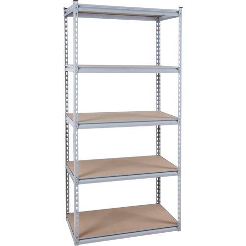 Rayonnage robuste, Acier, Sans boulons, Capacit&eacute; 1200 lb, 48" la x 72" h x 18" p Northern Industrial Supply Inc.