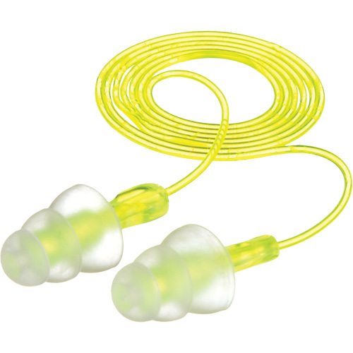 Bouchons d'oreilles r&eacute;utilisables &agrave; trois brides E-A-R, Avec cordon, Vrac - Sac en poly, 26 dB NRR, Taille unique Northern Industrial Supply Inc.
