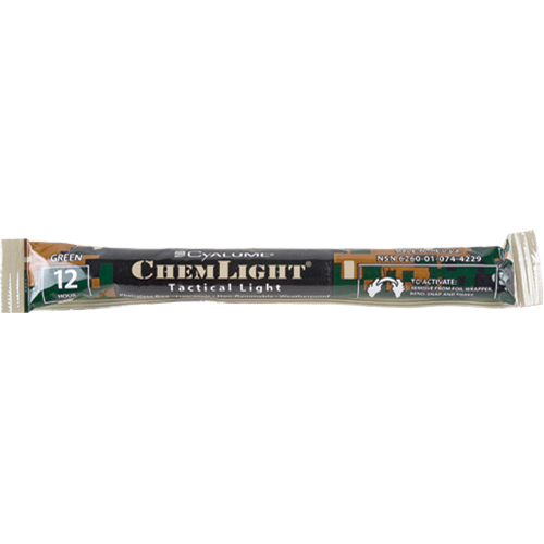 6" Cyalume&reg; Lightsticks, Green, 12 hrs. Duration Northern Industrial Supply Inc.