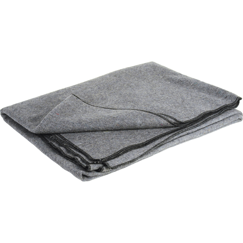 Flame-Resistant Wool Blanket, Wool, 84"L x 66"W Northern Industrial Supply Inc.