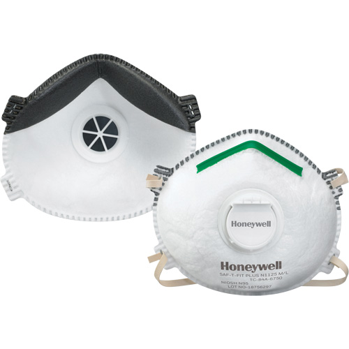 Saf-T-Fit&reg; Plus N1125 Particulate Respirators, N95, NIOSH Certified, Small Northern Industrial Supply Inc.