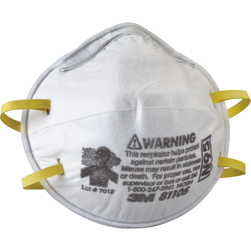 8110S Particulate Respirators, N95, NIOSH Certified, Small Northern Industrial Supply Inc.