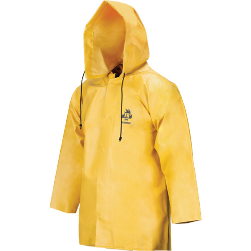 Neo-Slick Chemical & Acid Resistant Rain Jacket, Large, Yellow, Neoprene Northern Industrial Supply Inc.