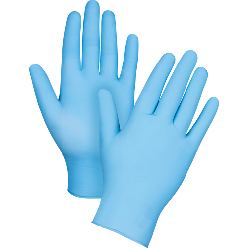 Gants jetables en paquets pour distributeur, Moyen, Nitrile, 4,5 mils, Sans poudre, Bleu Northern Industrial Supply Inc.