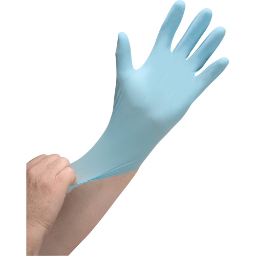 Puncture-Resistant Medical-Grade Disposable Gloves, Small, Nitrile, 3.5-mil, Powder-Free, Blue, Class 2 Northern Industrial Supply Inc.