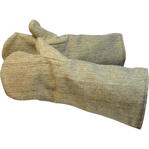Carbo-King Heat Protective Mitts, Aramid, Large, Protects Up To 2100° F (1149° C) Northern Industrial Supply Inc.