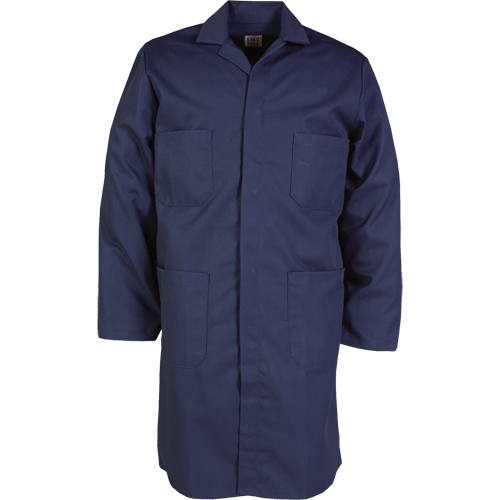 Sarraus de laboratoire, Poly-coton, 44, Bleu marine Northern Industrial Supply Inc.