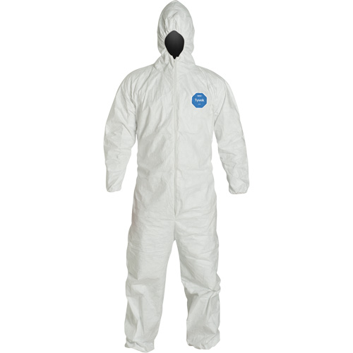 Hooded Coveralls, X-Large, White, Tyvek&reg; 400 Northern Industrial Supply Inc.