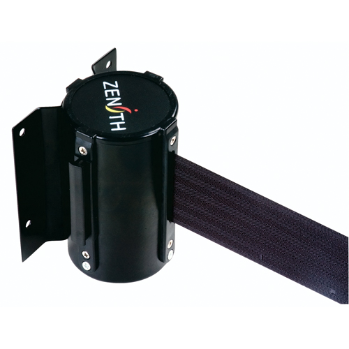 Barri&egrave;re &agrave; fixation murale, Acier, Fixation par vis, 12', Ruban Noir Northern Industrial Supply Inc.