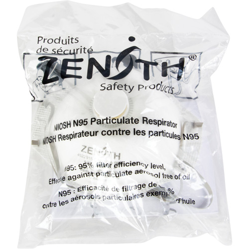 Respîrateurs contre les particules - Emballage pour machine distributrice, N95, Certifi&eacute; NIOSH, Moyen/grand Northern Industrial Supply Inc.