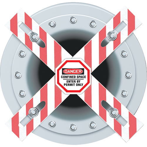 Danger Man-Way Cross Barrier Northern Industrial Supply Inc.