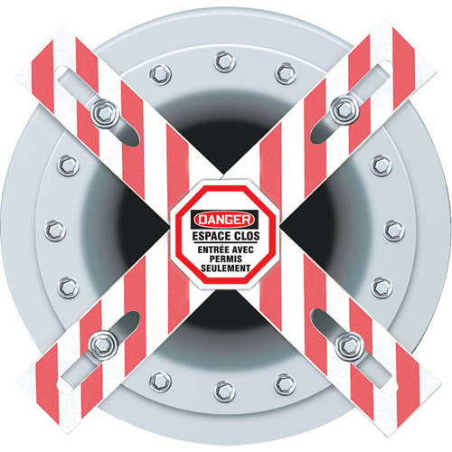 Danger Man-Way Cross Barrier Northern Industrial Supply Inc.