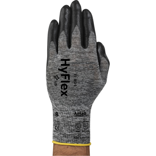 Hyflex&reg; 11-801 Gloves, 7/Small, Foam Nitrile Coating, 15 Gauge, Nylon Shell Northern Industrial Supply Inc.