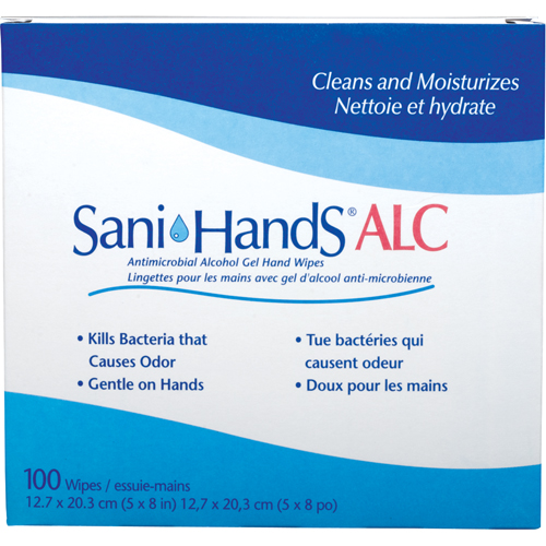 Lingettes antimicrobiennes pour les mains Sani-Hands ALC, Pochette Northern Industrial Supply Inc.