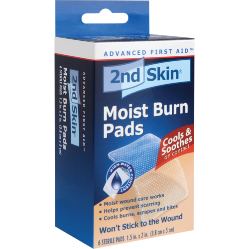 Compresses humides pour brûlures 2nd Skin, 1-1/2" x 2", Classe 2 Northern Industrial Supply Inc.
