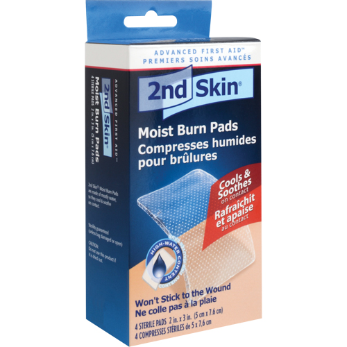 2nd Skin&reg; Moist Burn Pads, 2" x 3", Class 2 Northern Industrial Supply Inc.