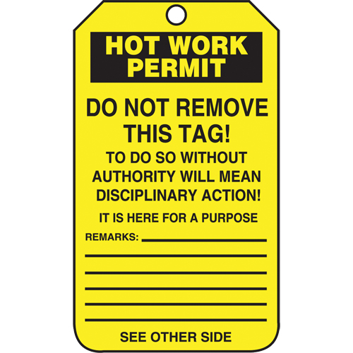 &eacute;tiquettes de s&eacute;curit&eacute; d'inspection et de contr&ocirc;le de l'&eacute;tat de l'&eacute;quipement, Papier cartonn&eacute;, 3-1/8" la x 5-7/8" h, Anglais Northern Industrial Supply Inc.