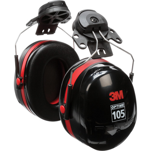 Serres-t&ecirc;tes de s&eacute;rie Peltor Optime 105, Fixation pour casque, 27 NRR dB Northern Industrial Supply Inc.
