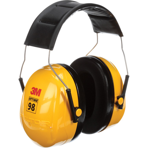 Peltor Optime 98 Series Earmuffs, Headband, 25 NRR dB Northern Industrial Supply Inc.