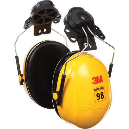 Peltor Optime 98 Series Earmuffs, Cap Mount, 23 NRR dB Northern Industrial Supply Inc.