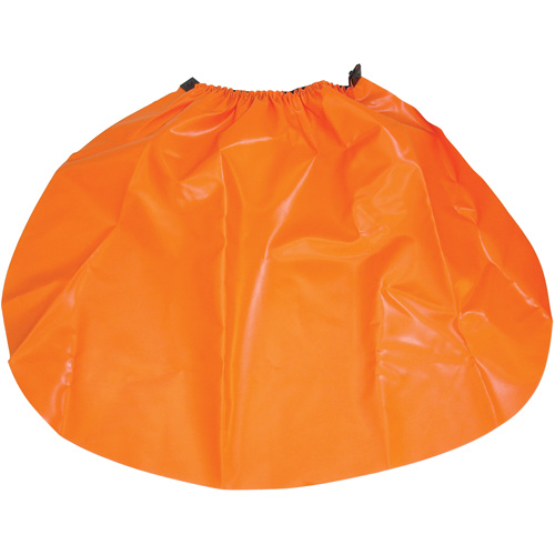 Hard Hat Rain Shield, One Size, Orange, Nylon/PVC Northern Industrial Supply Inc.