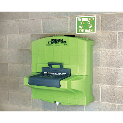 Poste de douche oculaire Fendall Pure Flow 1000, Aliment&eacute; par gravit&eacute;, Capacit&eacute; 7 gal., Conformit&eacute; ANSI Z358.1 Northern Industrial Supply Inc.