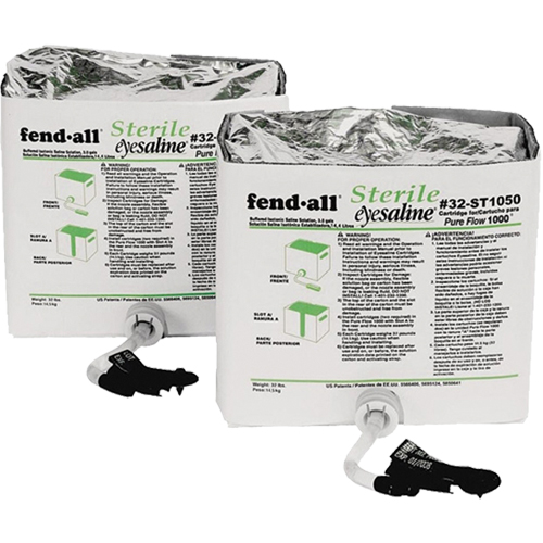 Cartouches de liquide pour poste de douche oculaire Fendall Pure Flow 1000, 1120 oz Northern Industrial Supply Inc.